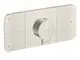 AXOR-HG-AXOR-One-Thermostatmodul-Unterputz-fuer-3-Verbraucher-Edelstahl-Optic-45713800 gallery number 1